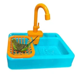 Decor Haustierzubehör-Elektrischer Badewannenhahn - Dekorativer Wasserhahn mit Vogeldesign