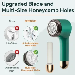 Comfort u0026 Style Gadgets Für Zuhause-Elektrischer Fusselrasierer – 2-in-1 wiederaufladbarer Fusselrasierer