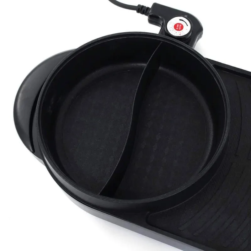 Adventure Basecamp Camping Im Freien|Outdoor-Artikel-Elektrischer Grill-Hotpot - Antihaft-Grillherd