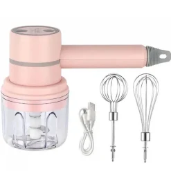 The Culinary Kit Küche & Esszimmer-Elektrischer Handaufschäumer - 2-in-1 Milchmixer Schneebesen