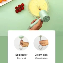 The Culinary Kit Küche & Esszimmer-Elektrischer Handaufschäumer - 2-in-1 Milchmixer Schneebesen