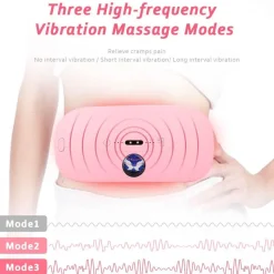 The Relaxation Nook Gesundheits-Gadgets|Gesundheits- Und Entspannungstools-Elektrischer Heizmassagegürtel – Entspannender therapeutischer Schmerzlinderungswickel