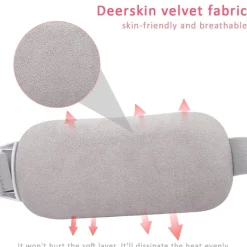 The Relaxation Nook Gesundheits-Gadgets|Gesundheits- Und Entspannungstools-Elektrischer Heizmassagegürtel – Entspannender therapeutischer Schmerzlinderungswickel