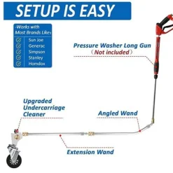 Roam Ready Outdoor-Gadgets|Heimwerkzeuge-Elektrischer Hochdruck-Wasserbesen – Leistungsstarkes Reinigungsgerät für den Außenbereich
