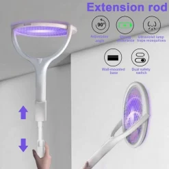 Trail u0026 Beyond Camping-Werkzeuge|Camping Im Freien-Elektrischer 6-in-1-Mückenvernichter – drehbare Insektenfalle