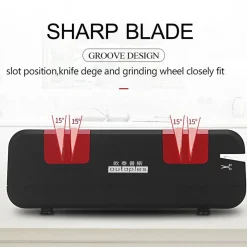 The Culinary Kit Küche & Esszimmer-Elektrischer Messerschärfer – Professionelles Küchenwerkzeug für präzise Schneidkantenpflege