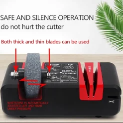 The Culinary Kit Küche & Esszimmer-Elektrischer Messerschärfer – Professionelles Küchenwerkzeug für präzise Schneidkantenpflege