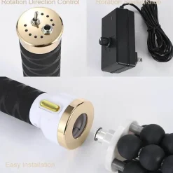 Tranquil Touch Massageprodukte|Gesundheits-Gadgets-Elektrischer Perlenrollen-Massager – Fortschrittliches Therapiegerät zur Entspannung