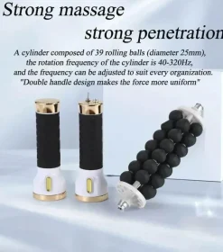 Tranquil Touch Massageprodukte|Gesundheits-Gadgets-Elektrischer Perlenrollen-Massager – Fortschrittliches Therapiegerät zur Entspannung