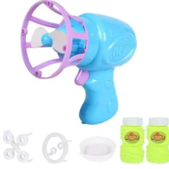 The Decor Haven Babyspielzeug-Elektrischer Seifenblasenblumen-Ventilator – Lustiges Outdoor-Spielzeug für Kinder