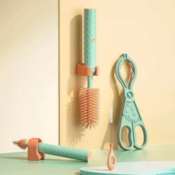 Kinder Little Nest Kinderwagen & Zubehör|Küche & Esszimmer-Elektrischer Silikon-Flaschenreiniger – Rotierendes Geschirrspülwerkzeug