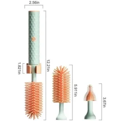 Kinder Little Nest Kinderwagen & Zubehör|Küche & Esszimmer-Elektrischer Silikon-Flaschenreiniger – Rotierendes Geschirrspülwerkzeug