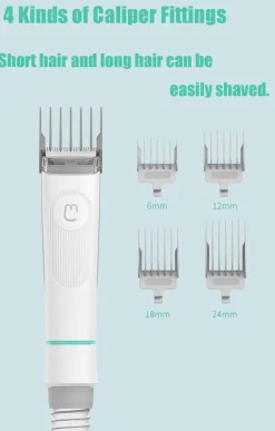 Furendo Haustierzubehör|Reinigungswerkzeuge Für Haustiere-Elektrischer Staubsauger für die Tierpflege – 6-in-1-Fellpflegegerät und -Reiniger