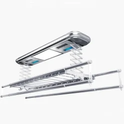 Tranquil Waters Badezimmer-Elektrischer Teleskop-Wäscheständer - Automatischer Wäschetrockner mit Fernbedienung