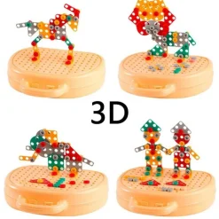 The Decor Haven Babyspielzeug-Elektrisches Bohrer-Spielzeugset für Kinder – Pädagogisches Schraubendreher-Spielset