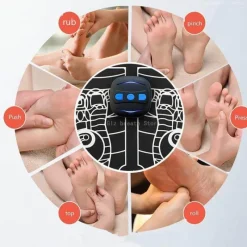 The Relaxation Nook Gesundheits-Gadgets|Gesundheits- Und Entspannungstools-Elektrisches Fußmassagegerät – Intelligentes USB-Pulstherapie-Relaxgerät