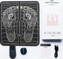 The Relaxation Nook Gesundheits-Gadgets|Gesundheits- Und Entspannungstools-Elektrisches Fußmassagegerät – Intelligentes USB-Pulstherapie-Relaxgerät