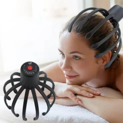 The Relaxation Nook Massageprodukte|Gesundheits-Gadgets-Elektrisches Kopfhautmassagegerät – Kopfstimulator zur Entspannung und Stresslinderung