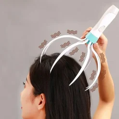 The Relaxation Nook Massageprodukte|Gesundheits- Und Entspannungstools-Elektrisches Kopfhautmassagegerät – Oktopus-Design zum Stressabbau und zur Entspannung