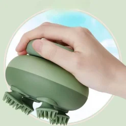 The Relaxation Nook Massageprodukte|Gesundheits-Gadgets-Elektrisches Kopfhautmassagegerät – Wasserdichtes Gerät zur Haarentspannung