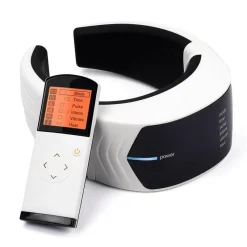 The Relaxation Nook Gesundheits-Gadgets|Gesundheits- Und Entspannungstools-Elektrisches Nackenmassagegerät – Pulstherapie-Entspannungsgerät mit Fernbedienung