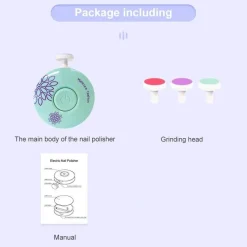 Kinder The Decor Haven Kinderwagen & Zubehör-Elektrisches Nagelknipser-Set für Babys – Sichere Nagelpflege für Kleinkinder