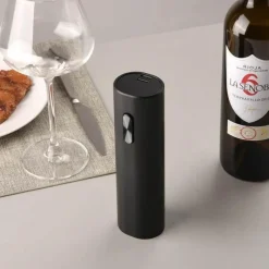 Plates u0026 More Küche & Esszimmer-Elektrisches Weinöffner-Set – Automatisches Weinwerkzeug mit Folienschneider