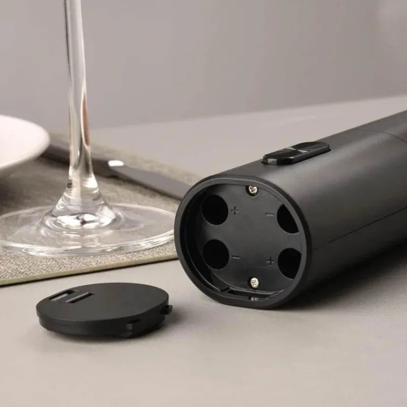 Plates u0026 More Küche & Esszimmer-Elektrisches Weinöffner-Set – Automatisches Weinwerkzeug mit Folienschneider