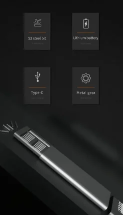 Roam Ready Heimwerkzeuge|Outdoor & Garten-Elektroschrauber-Set - Mehrzweck-Werkzeugsatz