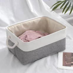 Aqua Essence Badezimmer-Emile Decorative Storage Baskets - Home Organizer Bins