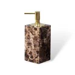 Serene Splash Badezimmer-Emperador Dark Marble Bathroom Collection Sleek Luxury for Modern Spaces