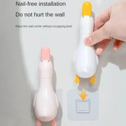 The Blissful Bath Badezimmer-Enten-Haarspangen-Organizer – Süßes Haar-Accessoire zur Wandmontage