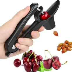 Tom Küche & Esszimmer-Entkerner für Kirschen und Oliven – Gerät zum einfachen Entfernen des Fruchtkerns