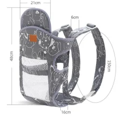 Kinder The Decor Haven Kinderwagen & Zubehör|Taschen & Geldbörsen-Ergonomische Babytrage – Bequemer Rucksack mit zwei Schultern