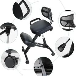Tranquil Touch Gesundheits-Gadgets|Gesundheits- Und Entspannungstools-Ergonomischer Kniestützstuhl – Verstellbarer Komfortsitz