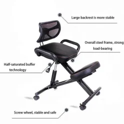 Tranquil Touch Gesundheits-Gadgets|Gesundheits- Und Entspannungstools-Ergonomischer Kniestützstuhl – Verstellbarer Komfortsitz