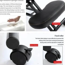 Tranquil Touch Gesundheits-Gadgets|Gesundheits- Und Entspannungstools-Ergonomischer Kniestützstuhl – Verstellbarer Komfortsitz