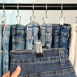 Room to Spare Aufbewahrung Und Organisation-10er-Pack Edelstahlhaken – Stiefelclips für Wäsche und Aufbewahrung