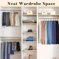 Room to Spare Aufbewahrung Und Organisation-10er-Pack Edelstahlhaken – Stiefelclips für Wäsche und Aufbewahrung