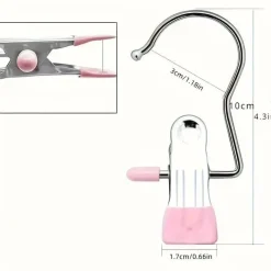 Room to Spare Aufbewahrung Und Organisation-10er-Pack Edelstahlhaken – Stiefelclips für Wäsche und Aufbewahrung