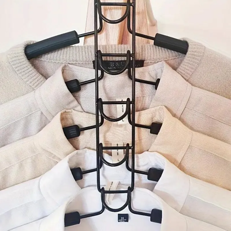 Room to Spare Aufbewahrung Und Organisation-2er-Pack 5-stufige Metallbügel – Platzsparender, faltbarer Organizer