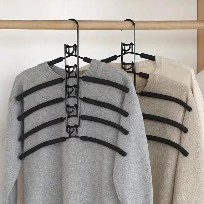 Room to Spare Aufbewahrung Und Organisation-2er-Pack 5-stufige Metallbügel – Platzsparender, faltbarer Organizer