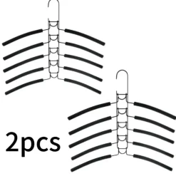 Room to Spare Aufbewahrung Und Organisation-2er-Pack 5-stufige Metallbügel – Platzsparender, faltbarer Organizer