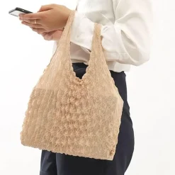 The Decor Haven Gadgets Für Zuhause-Erweiterbare Einkaufstasche – Elastische Einkaufstasche für umweltfreundliches Einkaufen