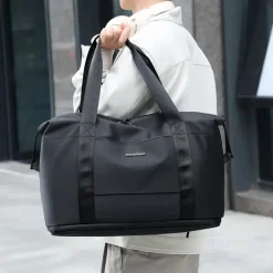 BagAura Taschen & Geldbörsen-Erweiterbare Reisetasche, wasserabweisend, leicht, mit Schuhfach