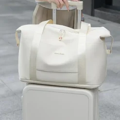 BagAura Taschen & Geldbörsen-Erweiterbare Reisetasche, wasserabweisend, leicht, mit Schuhfach