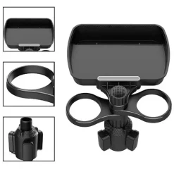 Wild u0026 Free Gear Autozubehör|Automobilindustrie-Erweiterbarer Getränkehalter für Snacktische im Auto – Multifunktionales Reisezubehör