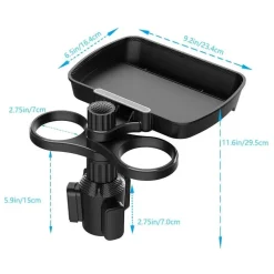 Wild u0026 Free Gear Autozubehör|Automobilindustrie-Erweiterbarer Getränkehalter für Snacktische im Auto – Multifunktionales Reisezubehör