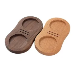 Tom Küche & Esszimmer-Espresso Tamper Station - Tamper-Zubehör mit Holzsockel