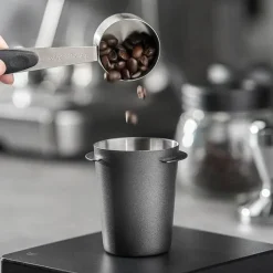 Tom Küche & Esszimmer-Espresso-Dosierbecher – Präzisions-Kaffeeverteiler für maximale Geschmacksextraktion